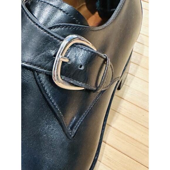 LODING Paris New Taylor Black Monk Strap Leather Shoes Men’s 7.5 Retail $466 ? main image 7